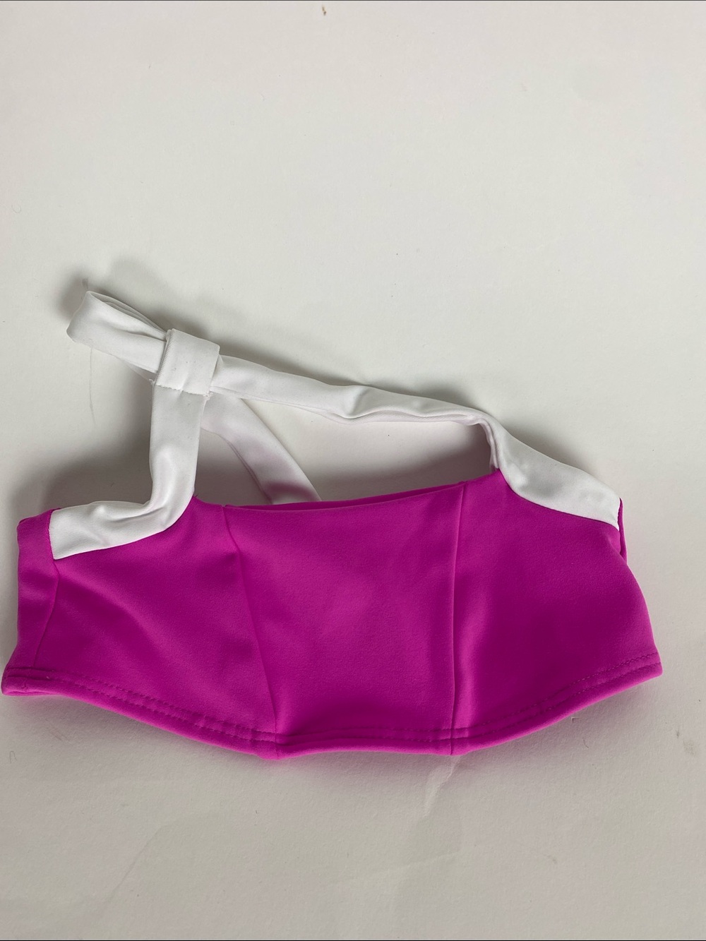 Tiger Friday High Drama Crop Top Skipper Pink/white Child SZ M Dancewear
